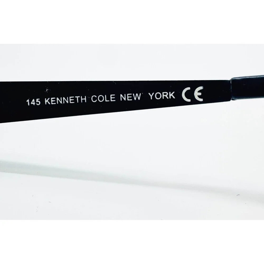 Kenneth Cole Eyeglasses Mens Black KC0186 Rectangular Half Rim 56-18-145